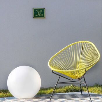 Boule lumineuse filaire blanc BOBBY ∅60cm culot E27 3