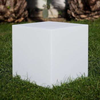 Cube lumineux tabouret filaire LED CARRY 40cm culot E27 3