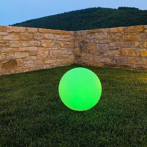 Boule lumineuse solaire flottante à piquer/poser SOLSTY ∅30cm