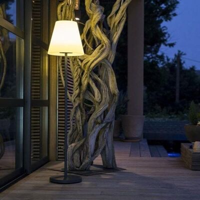 Solar and rechargeable luminous floor lamp STANDY SOLAR H150cm