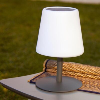 Lámpara de mesa LED solar y recargable STANDY TINY SOLAR H25cm