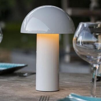 Lampe de table sans fil LED TOD WHITE H28cm 3