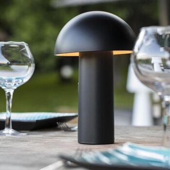 Lampe de table sans fil LED TOD BLACK H28cm 3