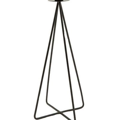 Kerzenhalter Jaspis schwarz - XL