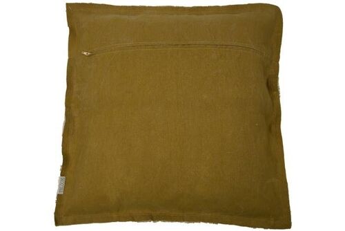 Cushion Porto mustard 50x50