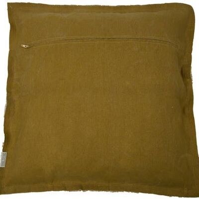 Cushion Porto mustard 50x50