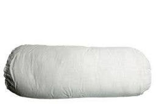 Linen Roll Cushion pure white 60x20