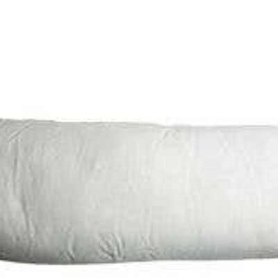 Linen Roll Cushion pure white 60x20