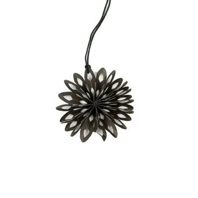 Ornamento Florine nero S