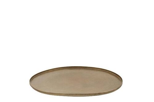 Round plate gold 45 cm