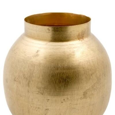 Runde Vase Stan gold