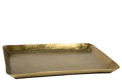 Tray 40x30 antique gold