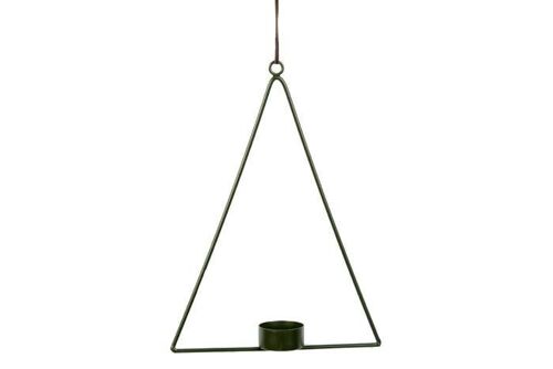 Triangle Hanging Tealight Holder forest