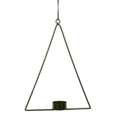 Triangle Hanging Tealight Holder forest