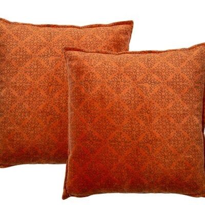 Coussin en velours Bella terra 45x45