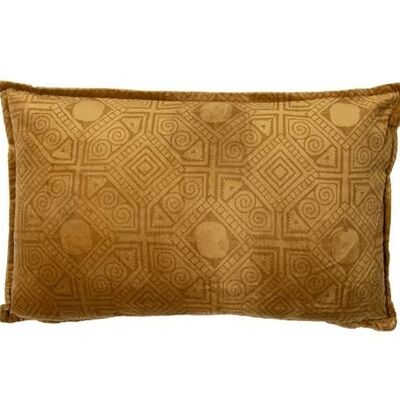 Velvet Cushion Donna mustard