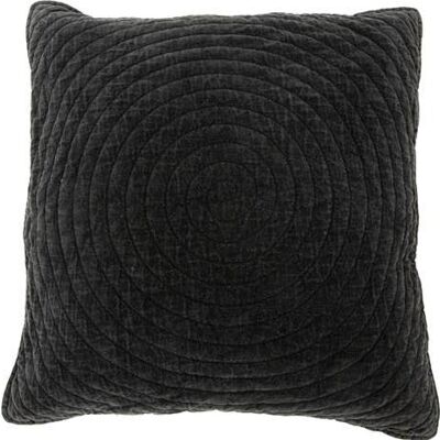 Velvet Cushion Jessica off black 50x50