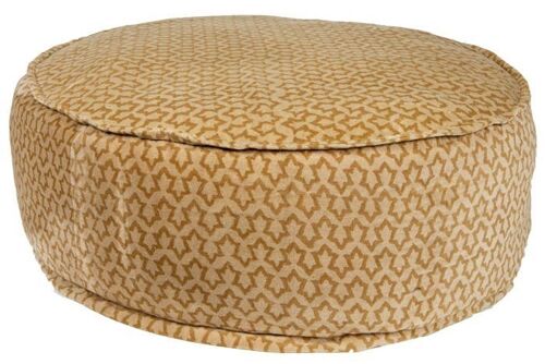 Velvet Floor Cushion Elena ginger 65x25