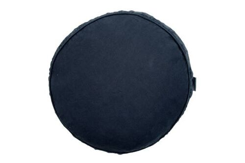 Vintage Linen Cushion Round midnight 40cm