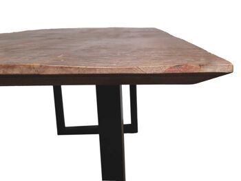Table à manger table de cuisine table de salle à manger Liverpool 160x90 cm bois de manguier massif 11
