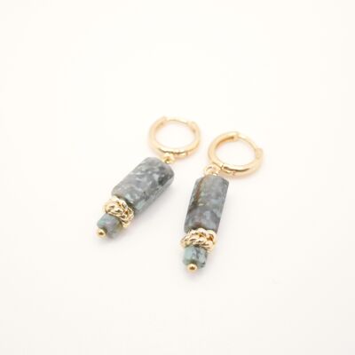 Green Eden earrings:: fine, light and colorful