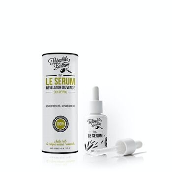 Coffret 3 soins Nos hommes adorés - Sérum visage, Savon à barbe et Savon noir Menthe poivrée 4