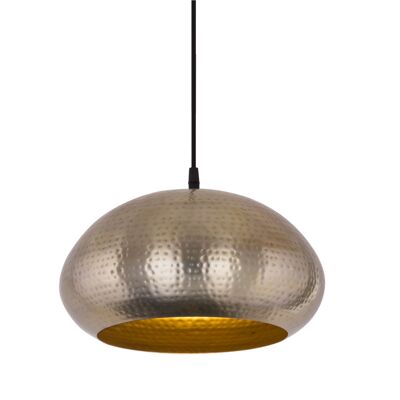 Hängeleuchte Pendelleuchte Hängelampe Metall Esstisch-Deckenlampe Halbkugel gold/silber Vintage