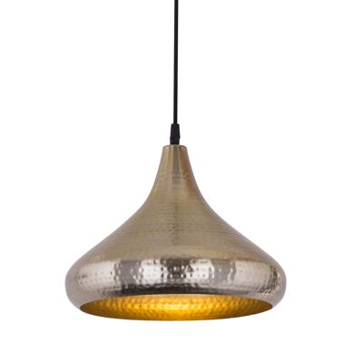 Lámpara colgante lámpara colgante lámpara colgante de metal mesa de comedor lámpara de techo forma de gota oro/plata vintage