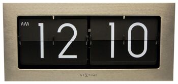 Horloge Flip - Table,- Horloge Murale -Métal - 36x16x8.5cm -Big Flip 3