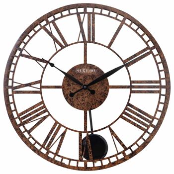 Grande Horloge Murale Pendule - 50cm - Métal - "Londres" 1