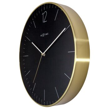 Grande Horloge Murale - - Silencieuse - 40cm - Métal/Verre -Essential XXL 5