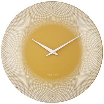 Grande Horloge Murale Lentille en Verre Bombée 50cm - Silencieuse - Verre - "Deep 50" 1