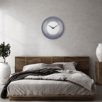 Grande Horloge Murale Lentille en Verre Bombée 50cm - Silencieuse - Verre - "Deep 50" 17