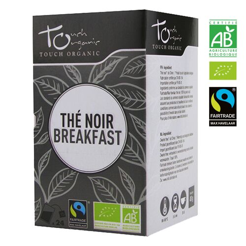 TOUCH ORGANIC - THÉ NOIR BREAKFAST - 24 sachets