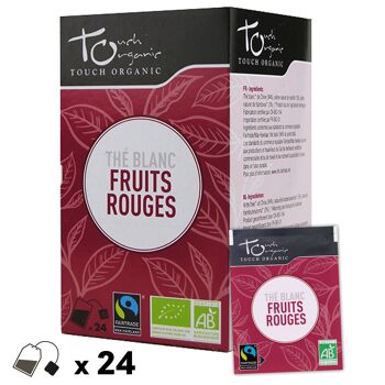 TOUCH ORGANIC - THÉ BLANC AUX FRUITS ROUGES - 24 sachets 2