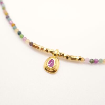 Ysé necklace: fine and colorful with its original pendant