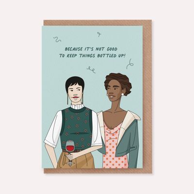 Amour et amitié Carte de vœux