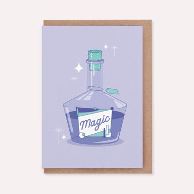 Potion magique Carte de vœux