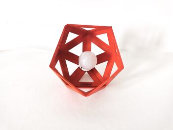 Petite lampe origami orange 5