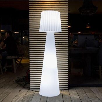 Lampadaire lumineux filaire LED blanc LADY H150cm culot E27 1
