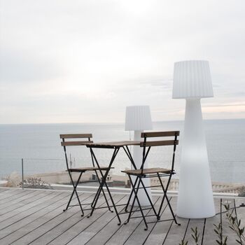 Lampadaire lumineux filaire LED blanc LADY H150cm culot E27 3