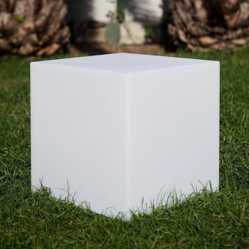 Cube lumineux sans fil LED multicolore CARRY 30cm 4