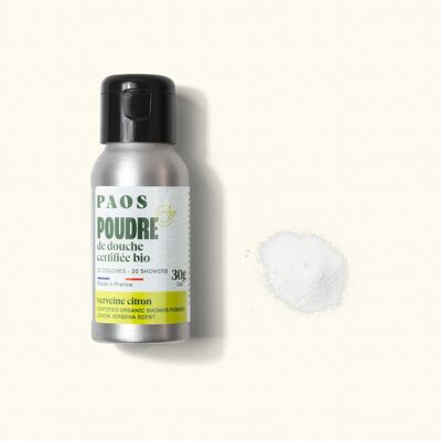 Organic powder shower gel - lemon verbena - set of 6
