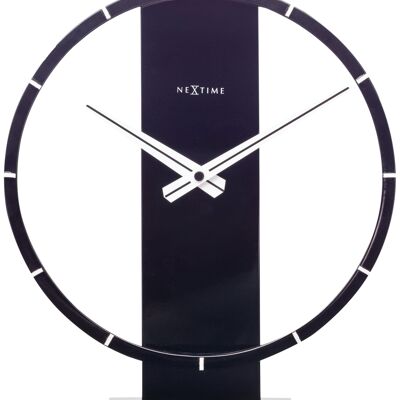 Reloj de mesa/pared - 34 x 27 cm - Madera/Acero - 'Carl Small'