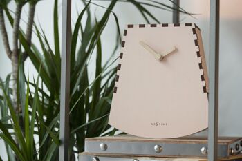 Horloge de table - 20 cm -Bois - Motion Clock- 'Rocky' 7