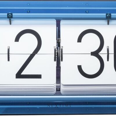 Table clock -  36 cm - Acrylic - Flip Clock-  'Big Flip Clear'