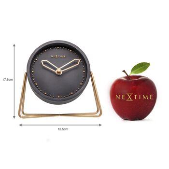 Horloge de table - 17,5 x 15,5 x 5 cm - Polyrésine 10
