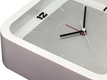 Horloge de table - 20 x 20 x 6 cm - Bois - 'Square Alarm' 3