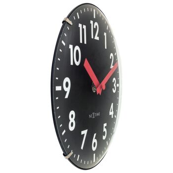 Horloge de table/murale 20cm - Lentille en verre bombée - Silencieuse - Verre - "Duomo Mini" 5