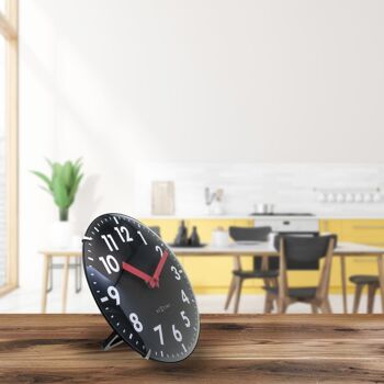 Horloge de table/murale 20cm - Lentille en verre bombée - Silencieuse - Verre - "Duomo Mini" 11